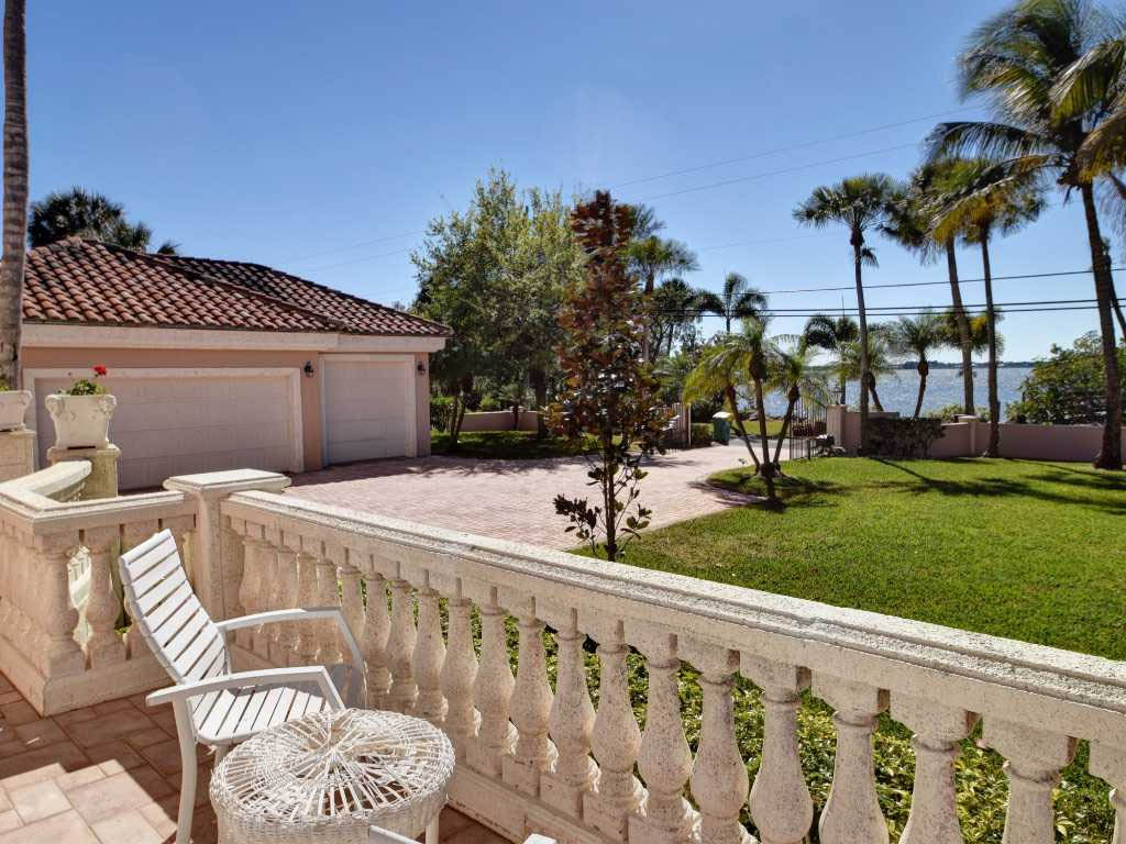 Merritt Island Waterfront Luxury Home Balcony View   